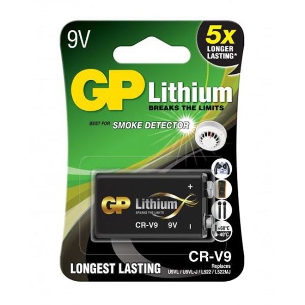 Lithiumbatteri GP Batteries CRV9SD-2U1 9V 