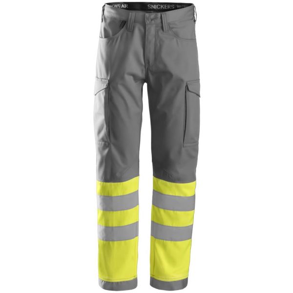 Arbetsbyxa Snickers Workwear 6900 varsel, gul/grå C160