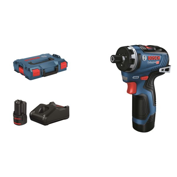 Bore-/skruemaskine Bosch GSR 12V-35 HX med batteri og oplader 