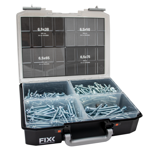 Sortimentkoffert FIXX 725096 350-pakning 