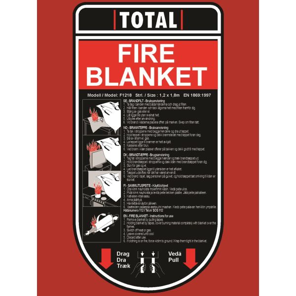 Brandtæppe Total SE61216 120 x 180 cm 