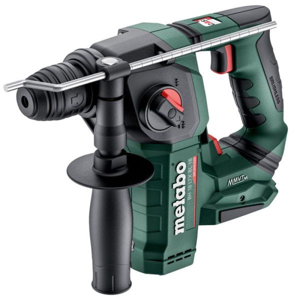 Slagboremaskine Metabo BH 18 LTX BL med taske, uden batteri og oplader 