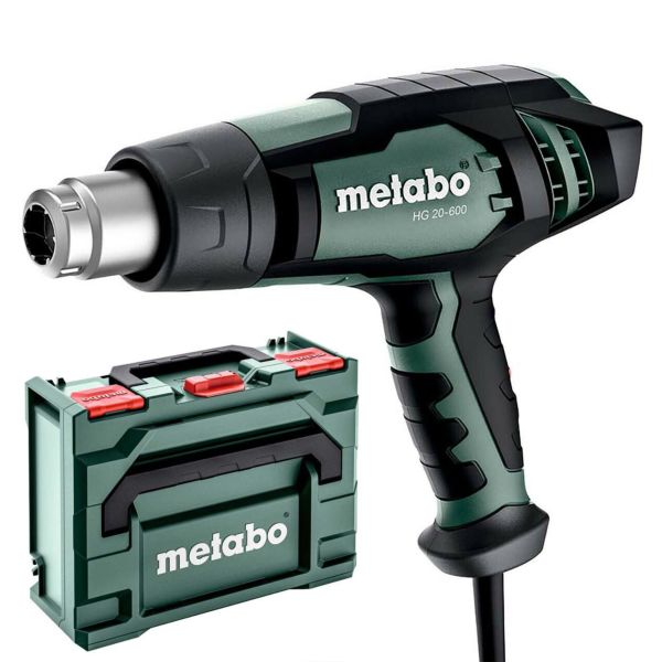 Varmluftpistol Metabo HG 20-600 med MetaBox 145, 2000 W 