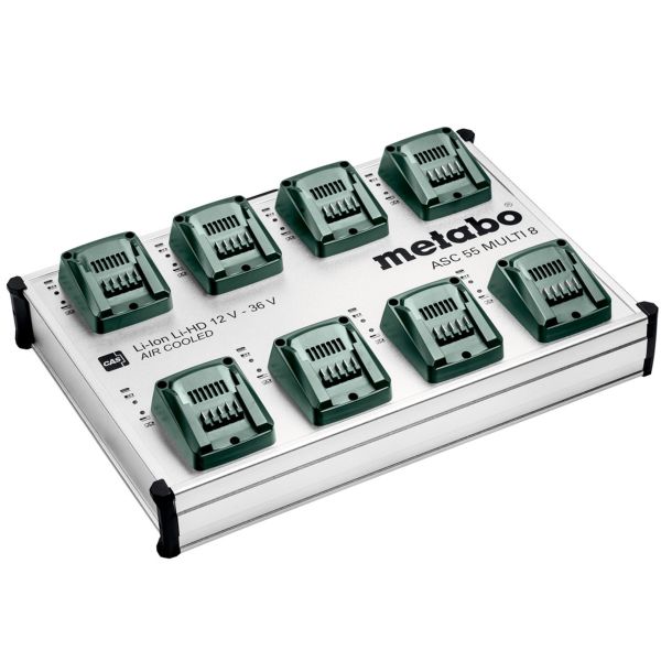 Snabbladdare Metabo ASC 55 MULTI 8 för batterispänning 12-36 V 