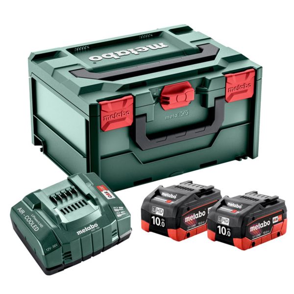 Opladningspakke Metabo 685142000 med oplader og 2 stk. Batterier 