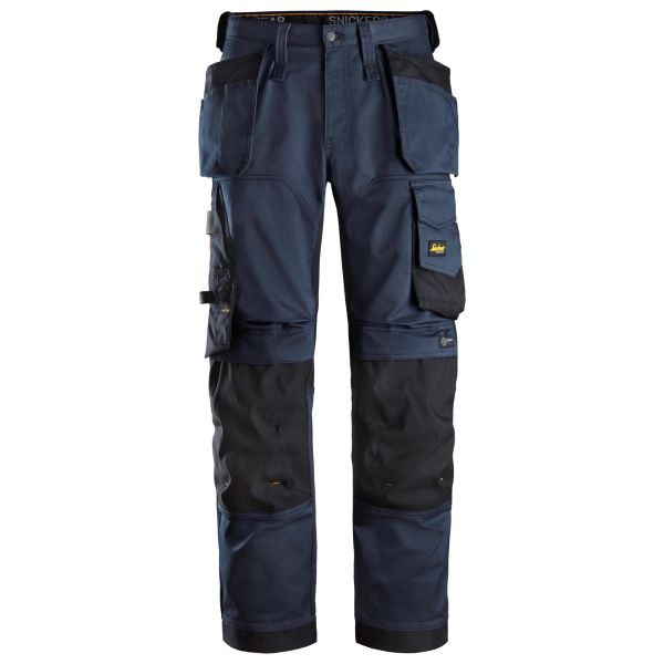 Håndværkerbukser Snickers Workwear 6251 AllroundWork søværn Marine blå 148