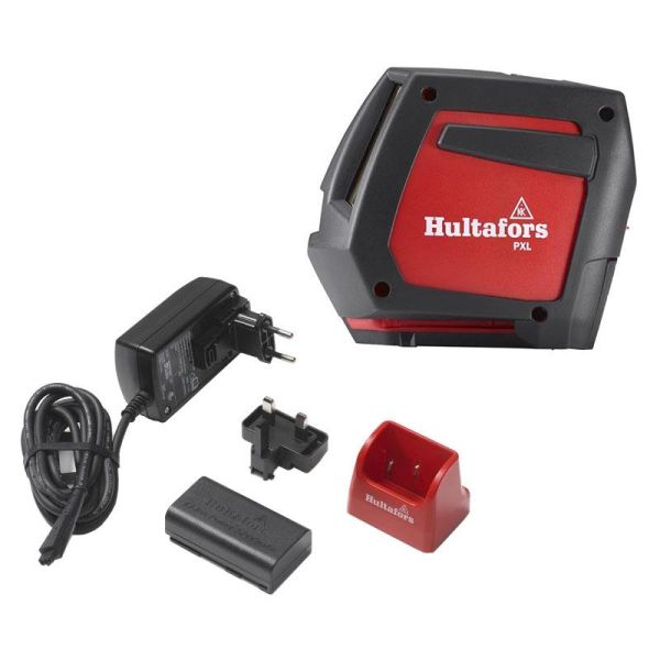 linjelaser Hultafors PXL + HRB-S med batteri og oplader 
