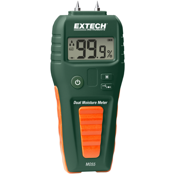 Fugtighedsmåler Extech MO55 Med batteri og pinkode 