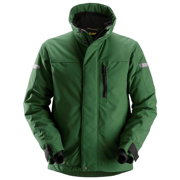 Talvitakki Snickers Workwear 1100 AllroundWork vihreä/musta Vihreä/Musta M