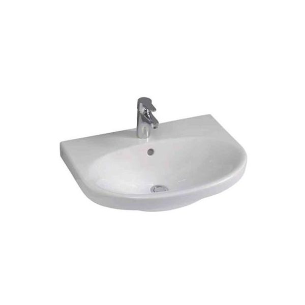 Håndvask Gustavsberg Nautic 5560 600 x 450 mm, uden overløbsafløb 