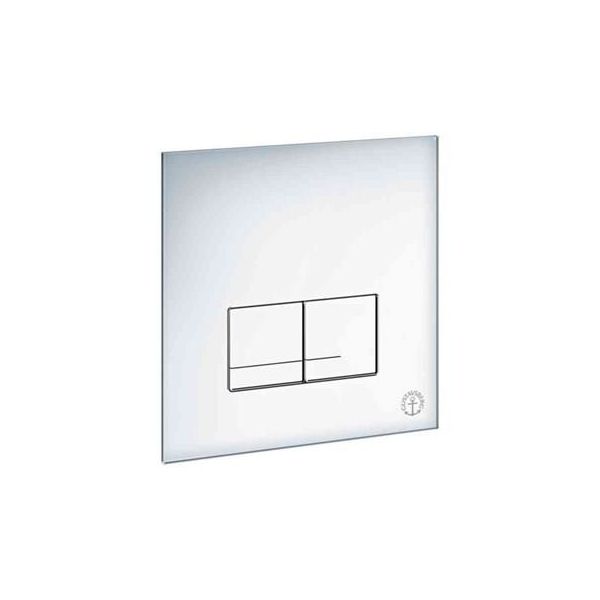 Betjeningsplade Gustavsberg Triomont XS GB1921102 dobbelt flush Aluminium