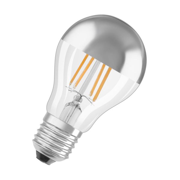 LED-pære Osram Led Retrofit Classic A Mirror E27, 2700 K, 220-240 V 6,5 W, 650 lm