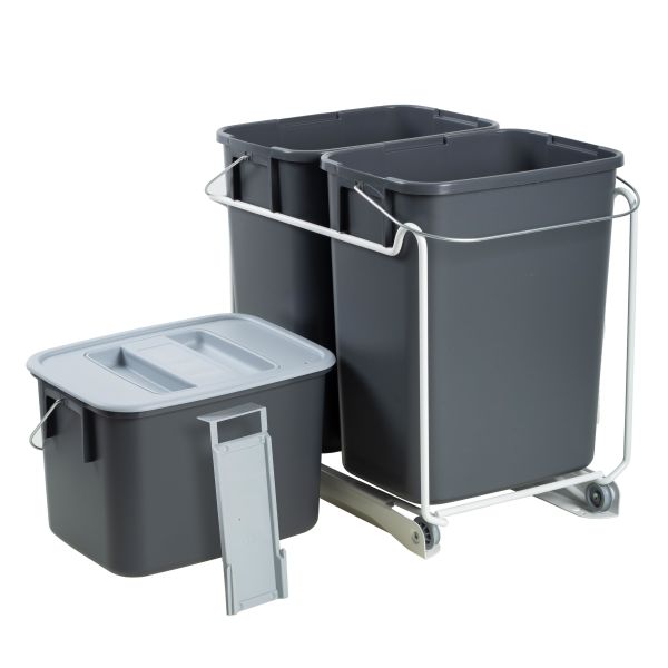Sorteringssæt Nordiska Plast 81270009 med ekstrakt, 2x12 l, 1x7 l 