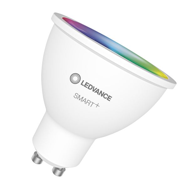 LED-heijastinlamppu LEDVANCE Spot Multicolour 4.9 W, 350 lm, GU10, Bluetooth, himmennettävä 