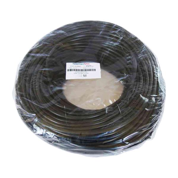 Isolasjonsslange Hellermann Tyton 0165-10106 Ø 10 mm x 50 m Svart