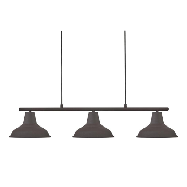 Pendelarmatur Nordlux ANDY rostbrun, 3-pendel 