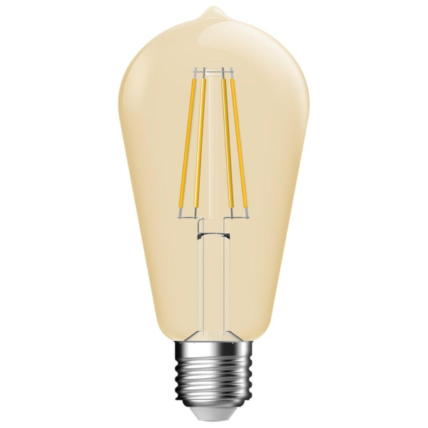 LED-lampa Nordlux DECO CLASSIC EDISON E27, guldfärgat 