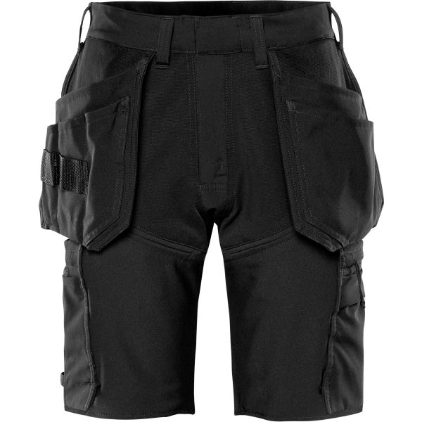 Håndværkershorts Fristads 2598 LWS Herremodel, sort Sort C62