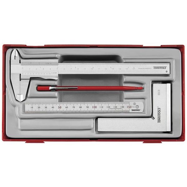Målesæt Teng Tools 270170103 4 dele 