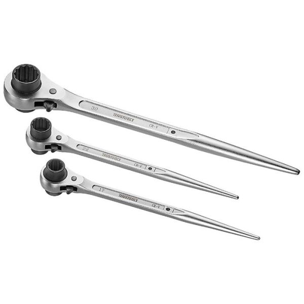 Ring- skraldenøgle Teng Tools 245200211 19 x 24 mm 