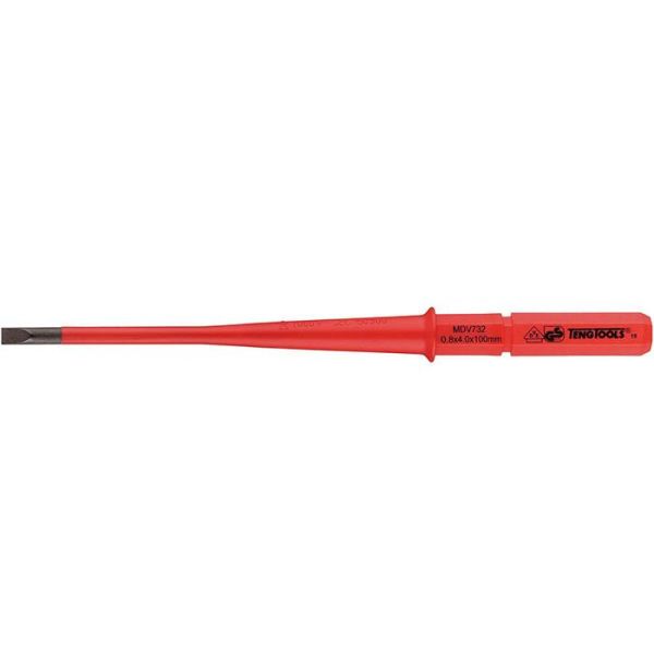 Skruetrækkerblad Teng Tools 282910207 0,8×4,0 mm, spor 