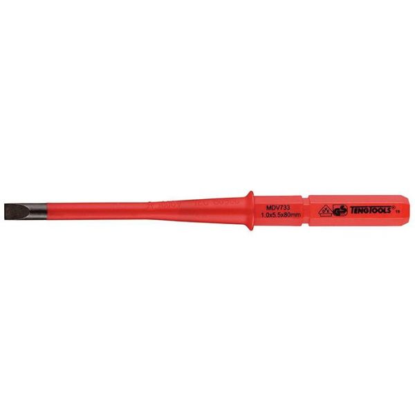 Skruetrækkerblad Teng Tools 282910306 1,0×5,5 mm, spor 
