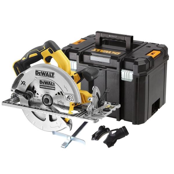 Rundsav Dewalt DCS572NT med taske, uden batteri og oplader 