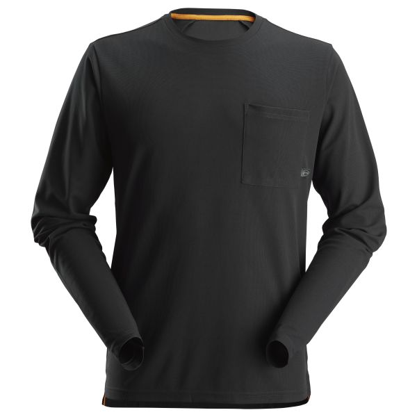 T-paita Snickers Workwear 2498 AllroundWork pitkähihainen, musta XS