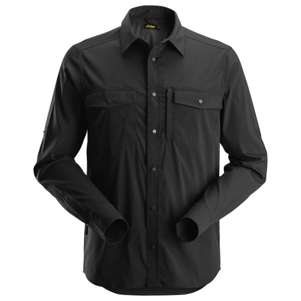 Skjorte Snickers Workwear 8521 LiteWork svart Svart XS