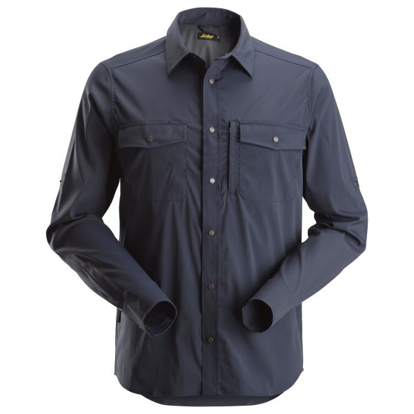 Skjorte Snickers Workwear 8521 LiteWork marineblå Marineblå XS