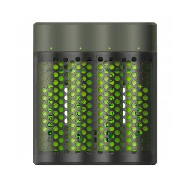 Akkulaturi GP Batteries ReCyko Speed M451 Batteries 4 AA-paristoilla 