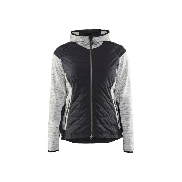 Hybriditakki Blåkläder 593121179099XXXL naiset, harmaameleerattu/musta Koko XXXL