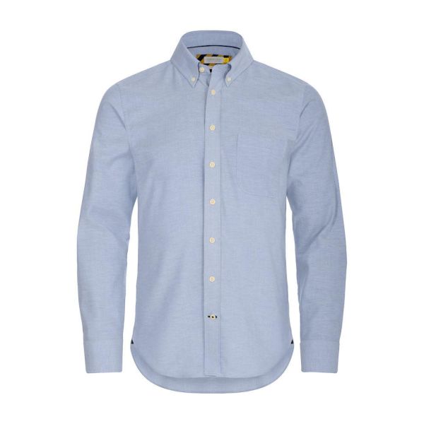 Skjorte J. Harvest & Frost Yellow Bow slim fit Blå XS
