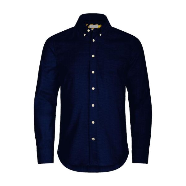 Skjorte J. Harvest & Frost Yellow Bow slim fit Marineblå XS