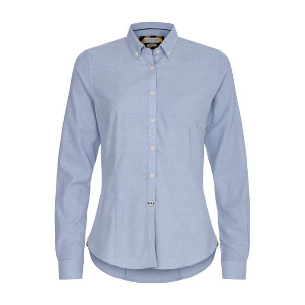 Skjorte J. Harvest & Frost Yellow Bow  Blå 4XL
