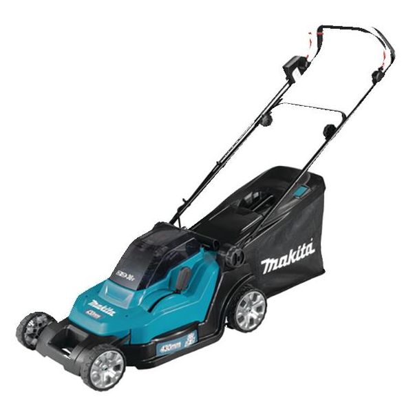 Plæneklipper Makita DLM432CT2 36 V, med 5 Ah batteri og oplader 