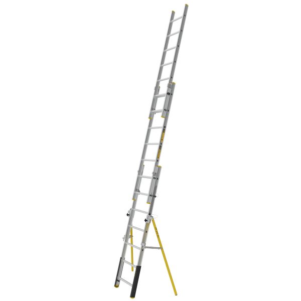 Skydestige W.steps LPX 3-delt, med sikkerhedsben 7+7+7 trin