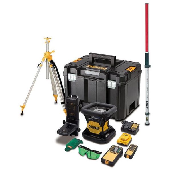 Rotationslaserpakke Dewalt DCK379D1GND Nordisk, grøn 