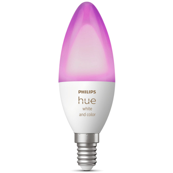LED-lampa Philips Hue White and Color Ambiance 5.3W, E14 