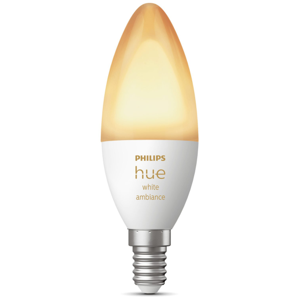 LED-lampa Philips Hue White Ambiance 5.2W, E14 