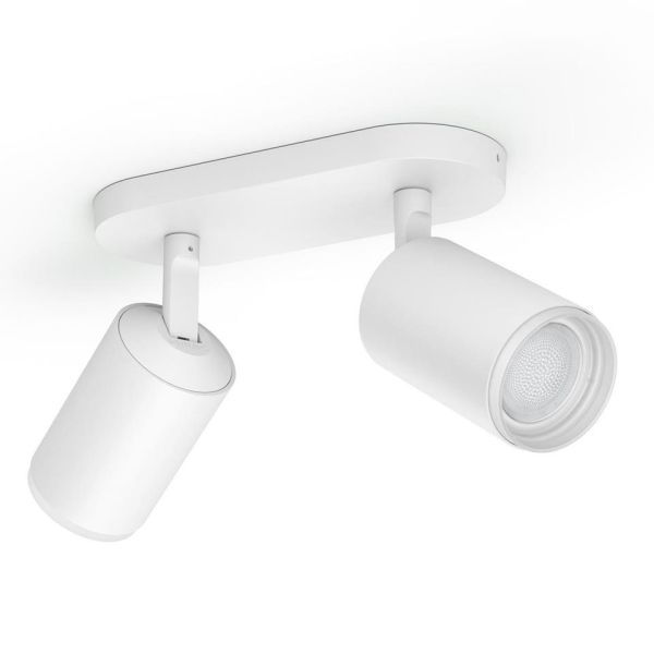 Spotlys Philips Hue Fugato hvid, LED på 2 x 5,7 W 