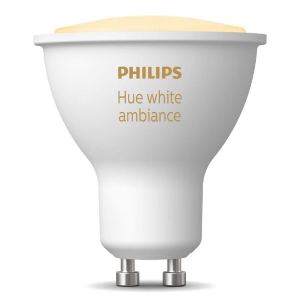 LED-lampe Philips Hue White Ambiance 5 W, GU10 