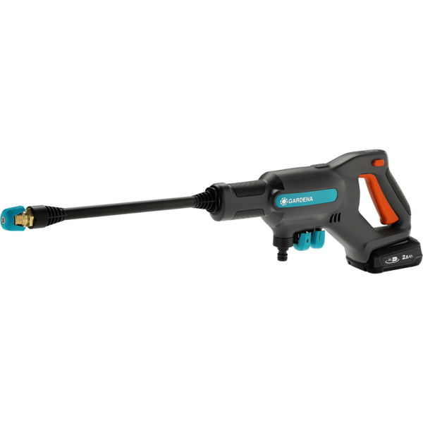 Højtryksrenser Gardena AquaClean med batteri og oplader 