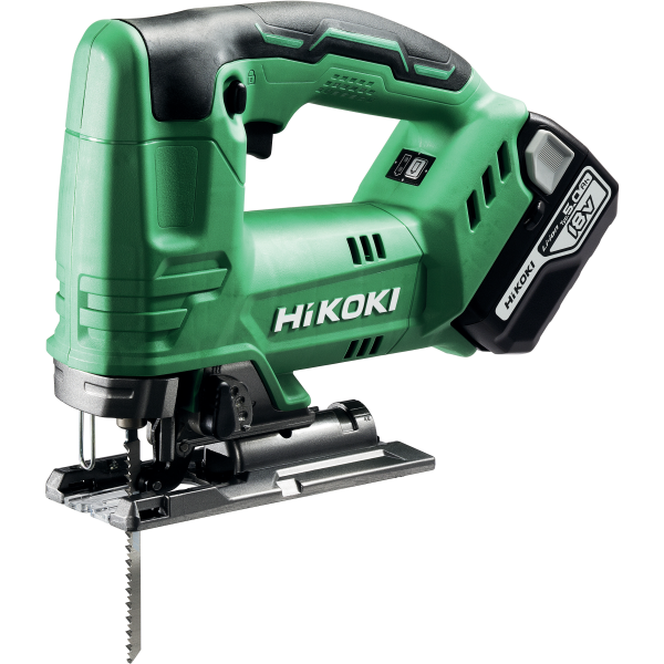 Stiksav HiKOKI CJ18DA med batteri og oplader 