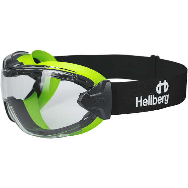 Beskyttelsesbriller Hellberg Neon+ klar linse 