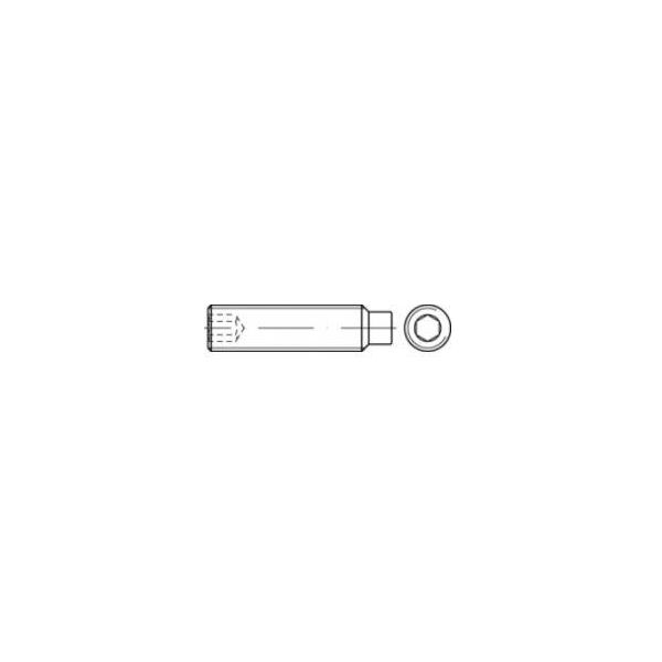 Stopskrue REYHER MT6SS Galvaniseret, ISO 4028 M12 x 35 mm, pakke med 100