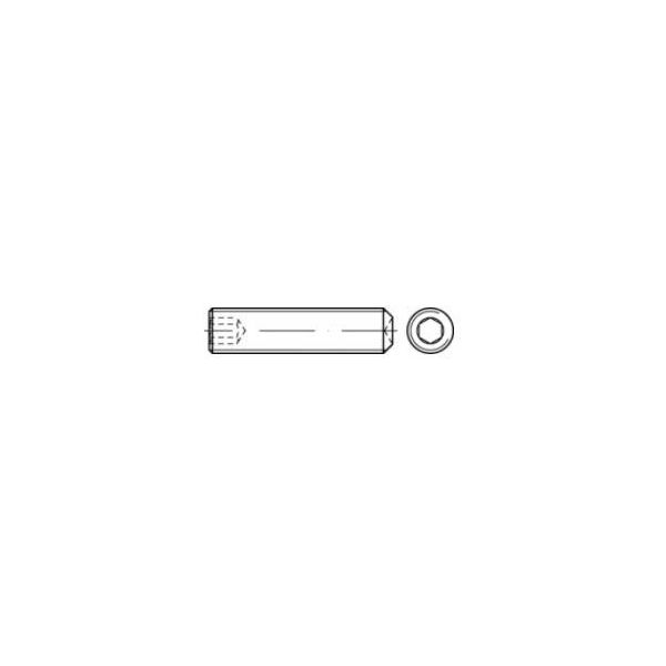 Stoppskrue REYHER 040292100080020 blankforsinket, ISO 4029, 200-pakning M8 x 20 mm