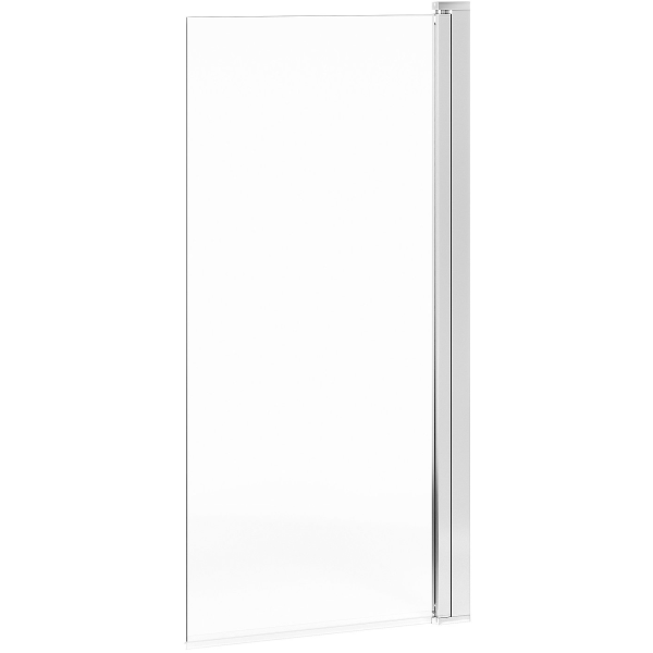 Badkarsdörr Gustavsberg Square klarglas, blankpolerad profil 70 cm