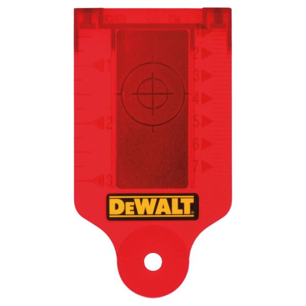 Målkort Dewalt DE0730-XJ for rød laser 