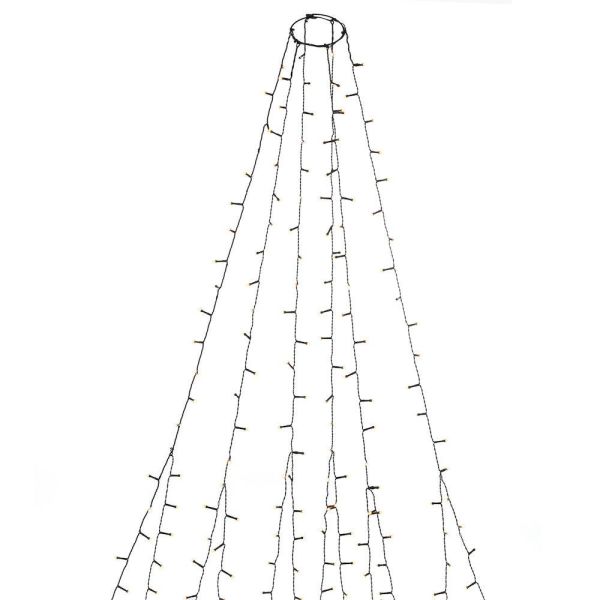 Juletræ sløjfe Konstsmide 6661-830 6 løkker, LED, 240 cm 